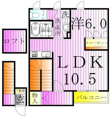 T＆ｋとねり 間取り図