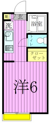 ＭＹ・ピュア千住曙町Ａ 間取り図
