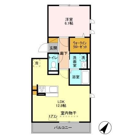 ノールメゾン南流山Ⅱ 201号室 間取り