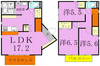U　HOUSE 間取り