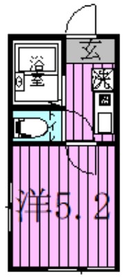 マーレ五反野 間取り図