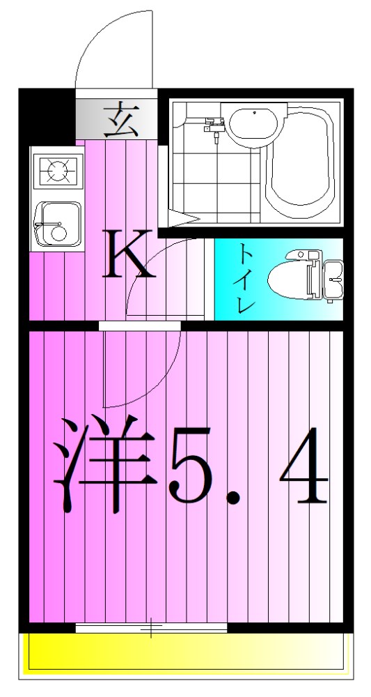 マーレ五反野 間取り図