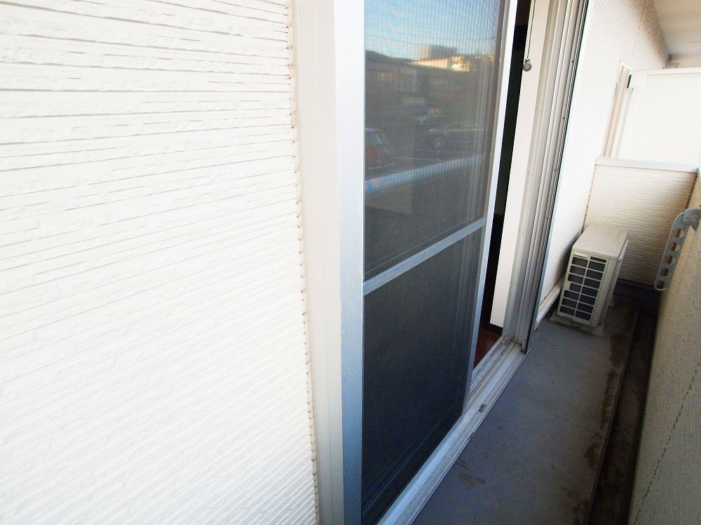 クロバーハイツＢ棟 ベランダ