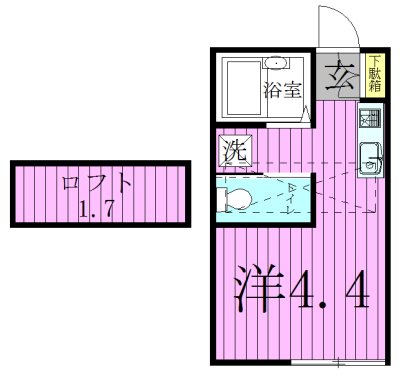 エルプレミア梅島 間取り図