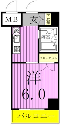 ポルタキアーラ 間取り