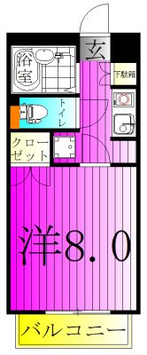 パレス・ベラージオ 207号室 間取り