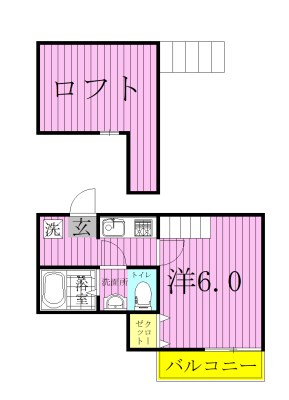 コンパートメントハウス柏Ⅰ 101号室 間取り