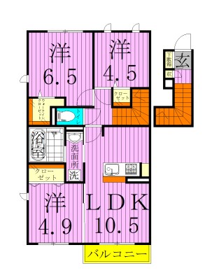 フジクレールA 間取り