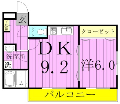 ラフィーヌ・昴 204号室 間取り