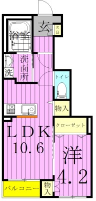 ラ・フォンテーヌ 間取り