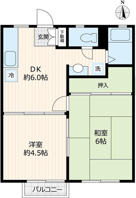 ロイヤルハイツ 間取り図