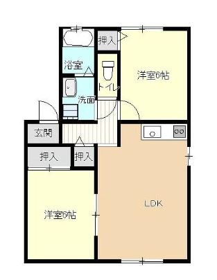 ファミーユ豊四季C 101号室 間取り