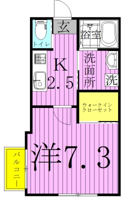 GARNIER～ガルニエ～ 205号室 間取り