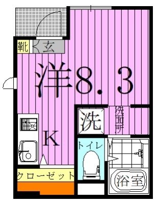 Amax五反野  間取り図