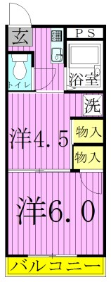 プログレス西新井 間取り図