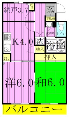 ル・コンホル 間取り図