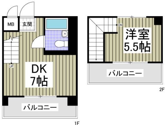 第5新井ビル 間取り図