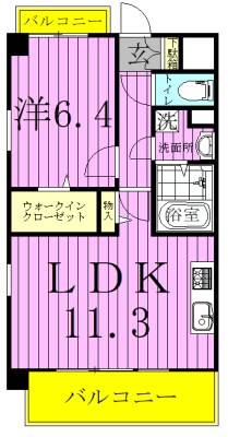 ラ　グランディール 間取り図