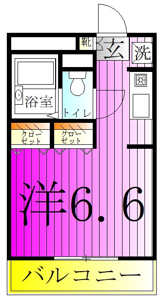 ロミオ＆ジュリエット１ 302号室 間取り