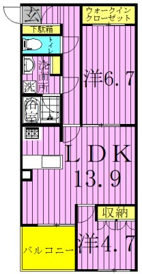 Ｍａｉｓｏｎ　Ｂｌａｎｃ 間取り図