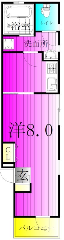 エムグランデ 301号室 間取り