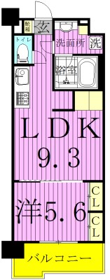 ART RESIDENCE IN OoTAKA-no-MORI 417号室 間取り