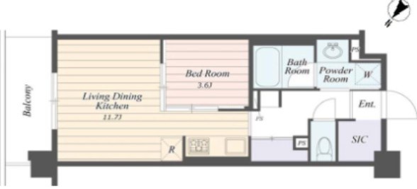 ART RESIDENCE IN OoTAKA-no-MORI 416号室 間取り