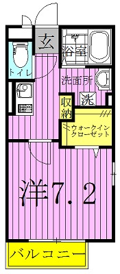 アピテ・プレミール 202号室 間取り