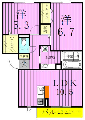 エスペーロ八潮 間取り図