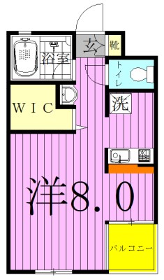 La Florence　～ラ フローレンス～ 302号室 間取り