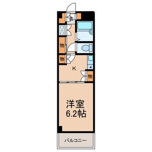 カーサベルデ 215号室 間取り