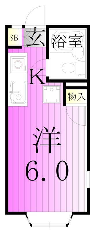 セントラルハイツ 間取り図