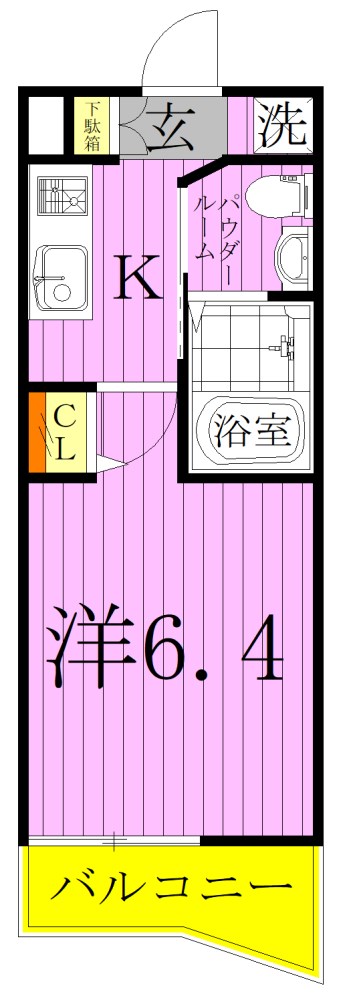 REGALIZ北千住 間取り図