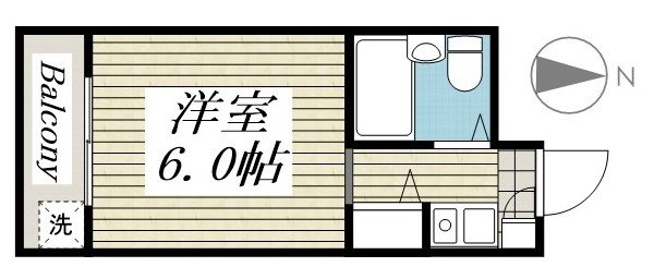 ジュネパレス柏第４６ 202号室 間取り