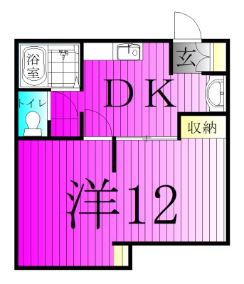 コーポ・グリーンヒル 102号室 間取り