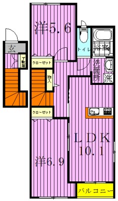 レンミッキ～lemmikki～ 201号室 間取り