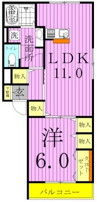 プランドルコート  間取り図