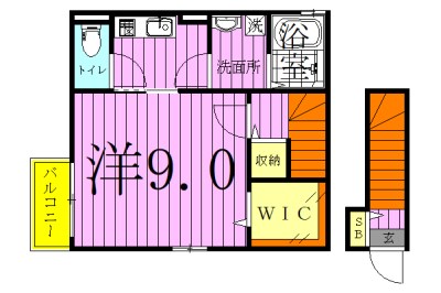 Ｅｔｅｒｎｏ・Ｌｕｎａ　Ａ 間取り図