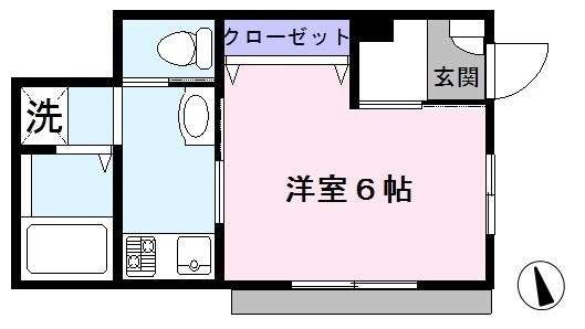 フルールドリス西馬橋 101号室 間取り