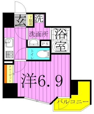 HY&amp;lsquo;s梅島Confort 間取り図