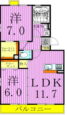 Ｗｉｓｈ 間取り図