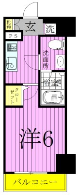 メインステージ北千住３  間取り図