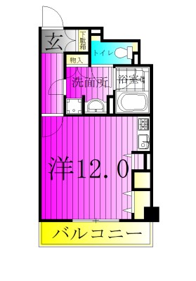 KAMEI.BLD 602号室 間取り