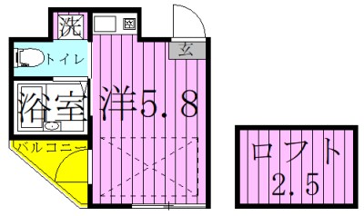 リオン六町  間取り