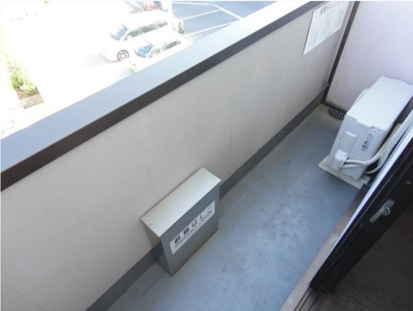 後関マンションⅡ ベランダ