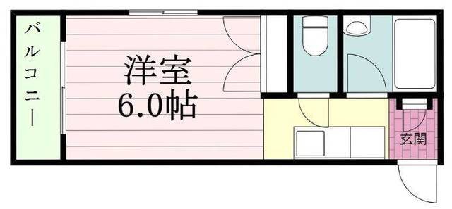 ジュネパレス我孫子第02 204号室 間取り