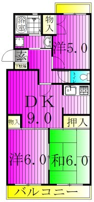 第１６パールメゾン小倉 間取り