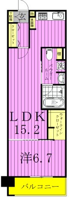 ロイヤルパークス西新井 間取り図