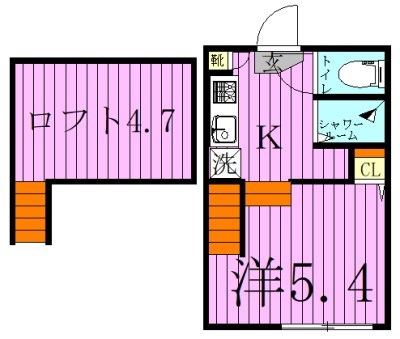 Ｂｌｏｏｍ北千住 間取り図