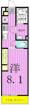 リブリ・840 間取り図